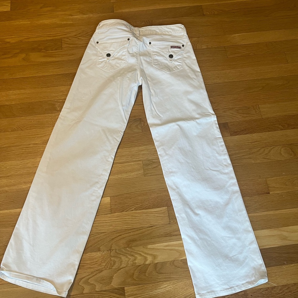 Bright white Hudson jeans